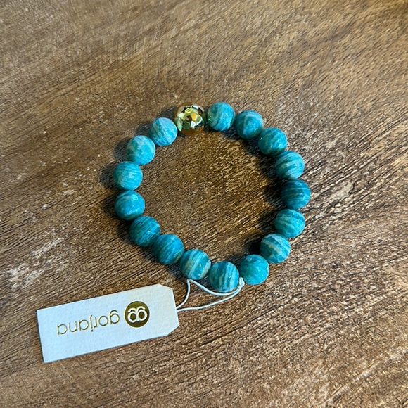 Gorjana NWT Power Gemstone Large Bracelet - Gold & Apatite - Picture 6 of 6